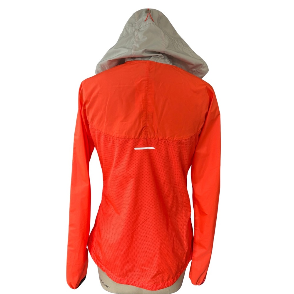 Nike Women's Vibrant Orange Lightweight Athletic Windbreaker Jacket size M - Picture 3 of 10